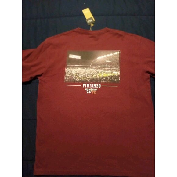 Texas A&M University Mens T-Shirt L Maroon A &H  Brand BTHO‎ LSU Sports I18 - Picture 4 of 5